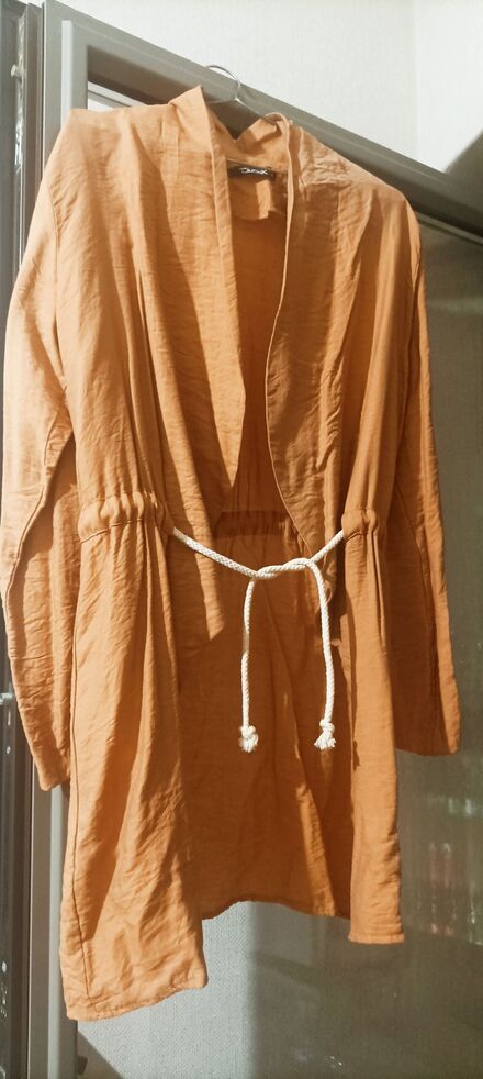 Açık kahve Kimono tarzı ceket