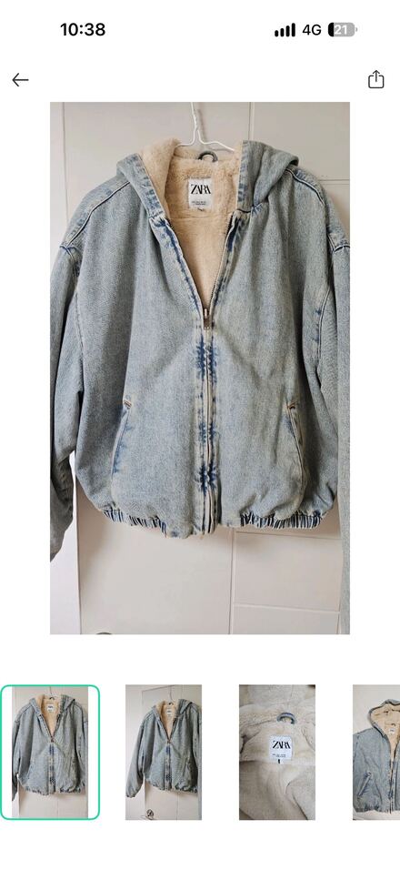Zara lü ceket oversize