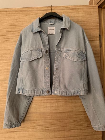 Bershka Mavi Kot Ceket