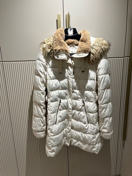 Loft markası Kapüşonlu beyaz Mont