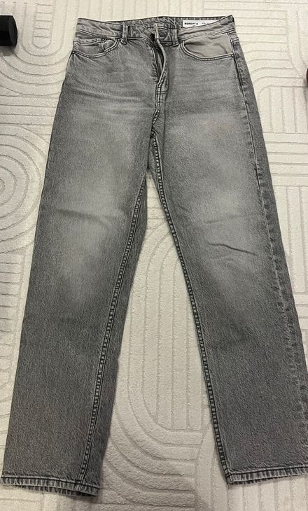 Gri Bershka Kot Pantolon