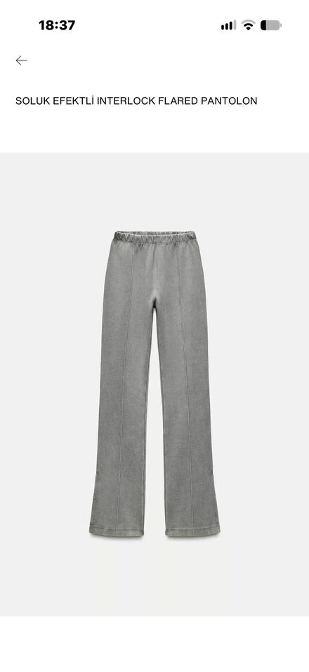 Gri Zara Pantolon