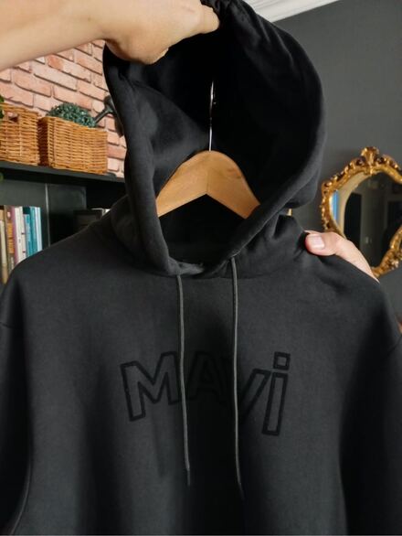 Orjinal Mavi marka Siyah Sweatshirt