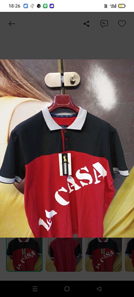 2xl la casa Super tarz Polo yaka