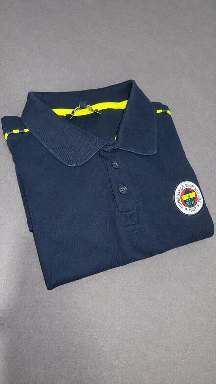 Lacivert Fenerbahçe Polo Yaka Tişört