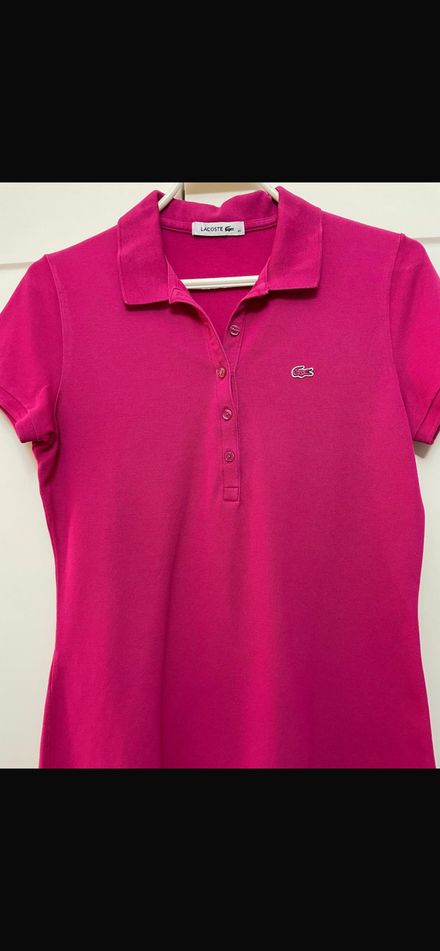 Lacoste Polo Yaka Tişört Fuşya