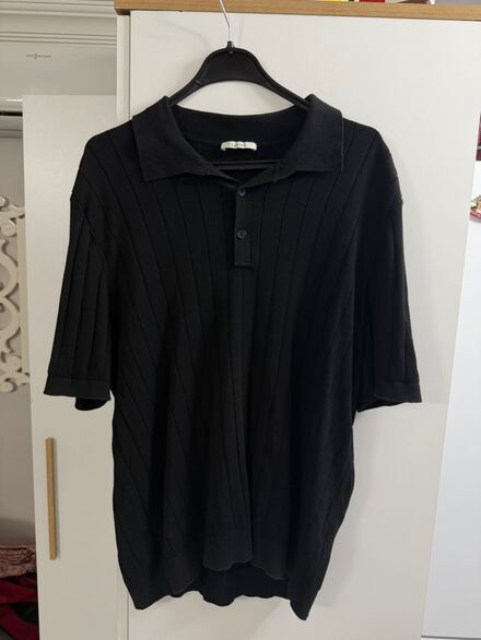 Lufian Siyah Polo Yaka T-Shirt