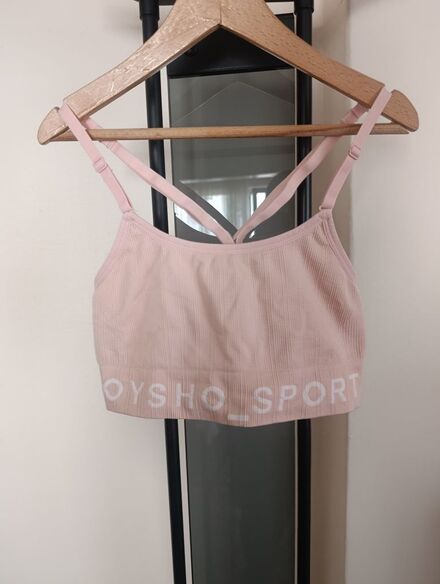Oysho Pembe Sporcu Sütyeni (Büstiyer)