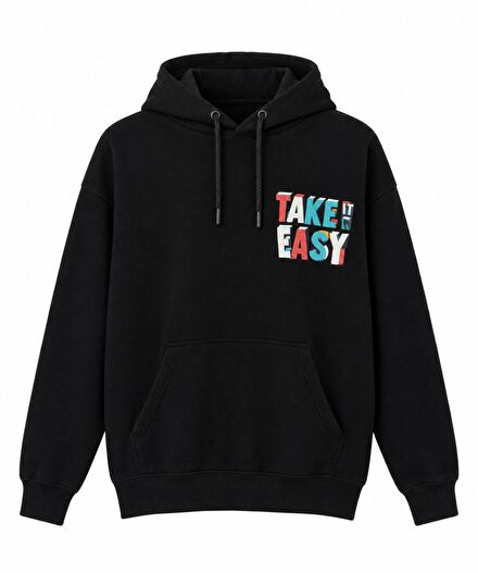 Siyah Take It Easy Sweatshirt
