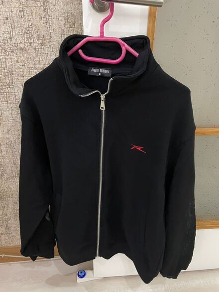 Siyah Fermuarlı Sweatshirt