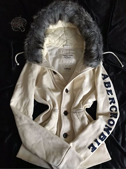 •Abercrombie&Fitch Fur Kapüşonlu 2000’s•