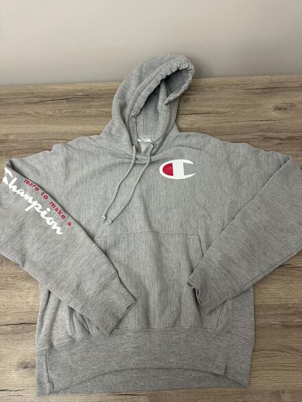 Champion Reverse Gri Sweatshirt S