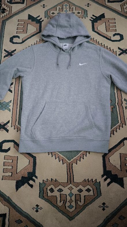 Nike Gri Kapüşonlu Sweatshirt