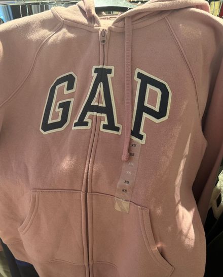 GAP Fermuarlı Pembe Sweatshirt