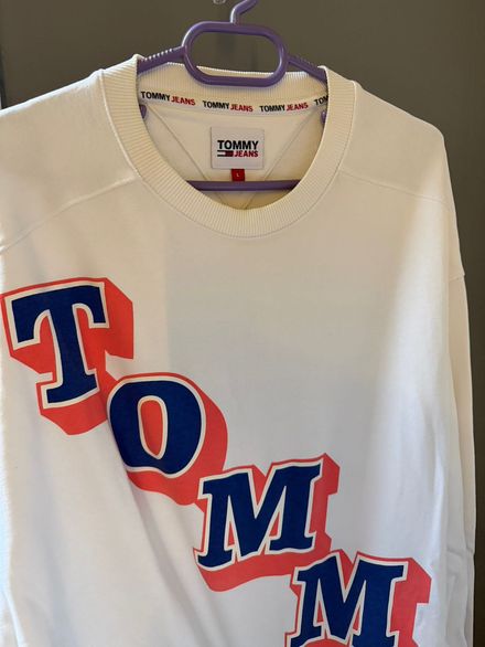 Tommy Jeans Beyaz Sweatshirt