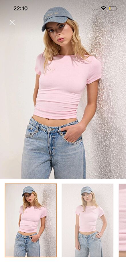 TRENDYOL MİLLA Pembe Tişört