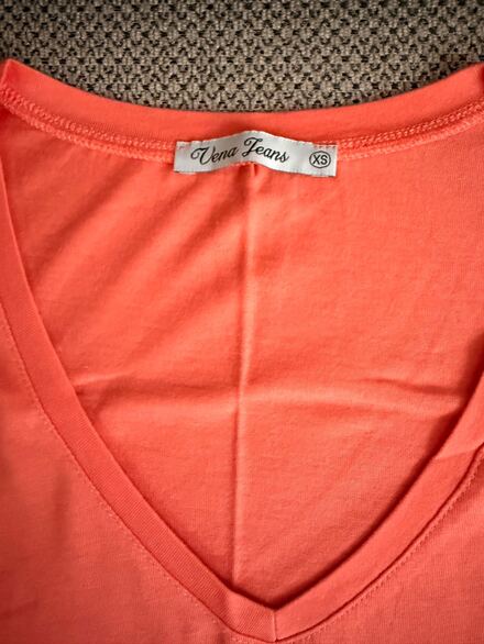 Vena Jeans Sıfır Mercan Rengi T-shirt
