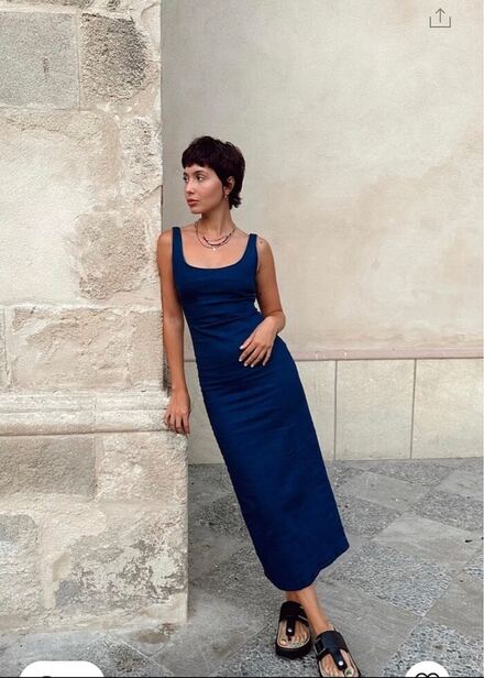 Pull bear denim elbise