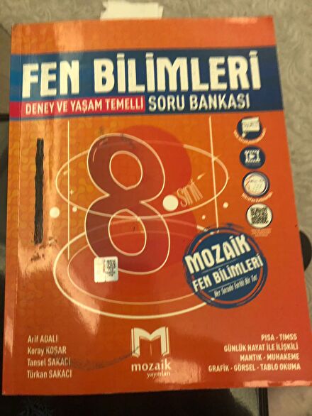 8. Sınıf mozaik fen bilimleri