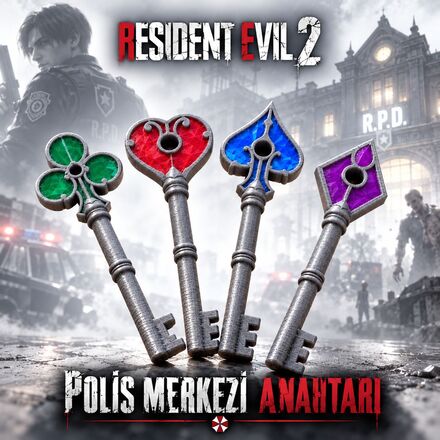 Resident Evil 2 Polis Merkezi Anahtarı