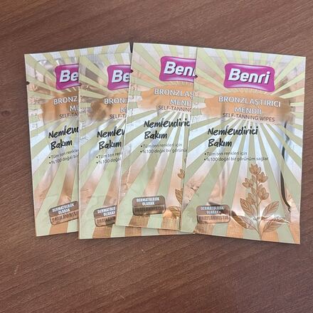 Benri Bronzlaştırıcı Mendil Seti
