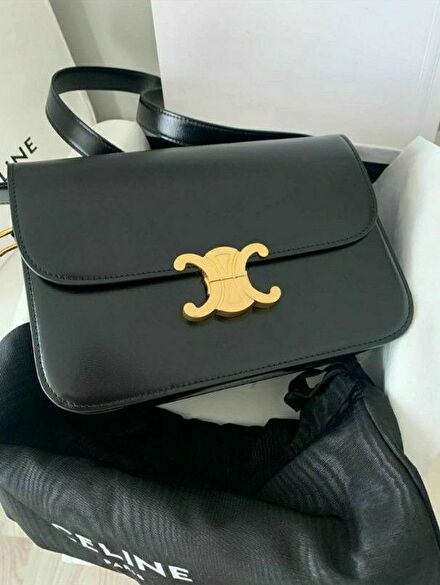 Celine Triomphe Medium Siyah