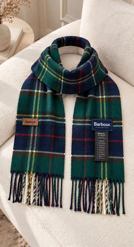 Barbour Ekoseli Atkı