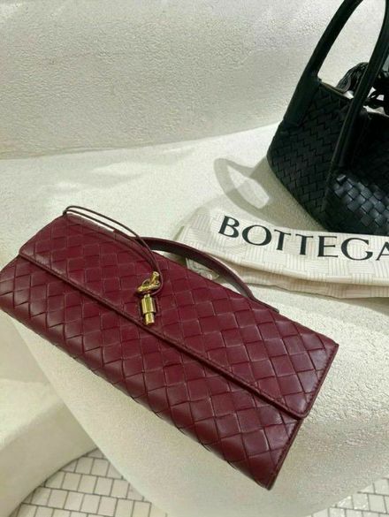 Bottega Veneta Bordo El Çantası