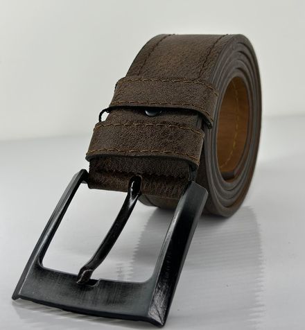 4.5 cm kaliteli kahverengi erkek kemeri