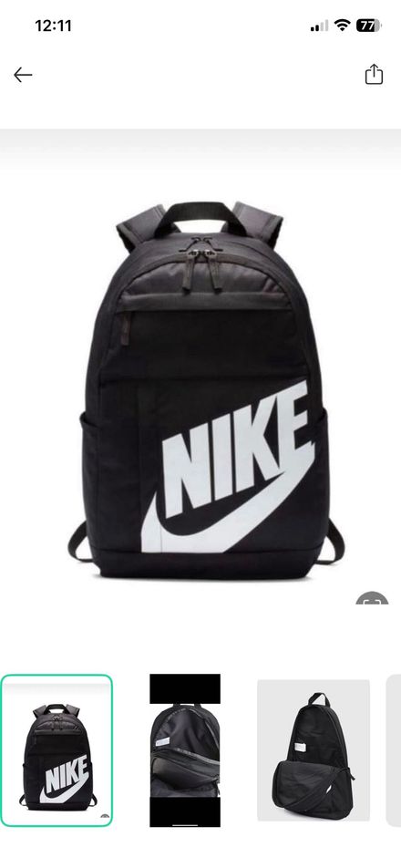 Nike Siyah Sırt Çantası