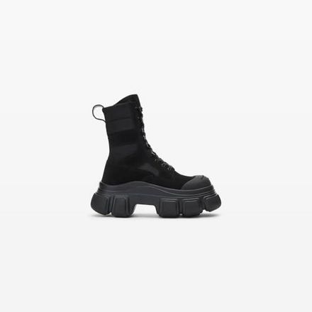 Alexander wang Siyah Deri Platform Bot
