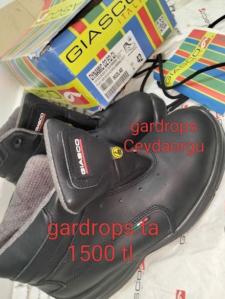 Giasco çelik burun Siyah İş Ayakkabısı