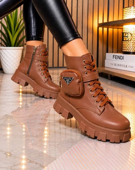 Prada Kahverengi Çizme