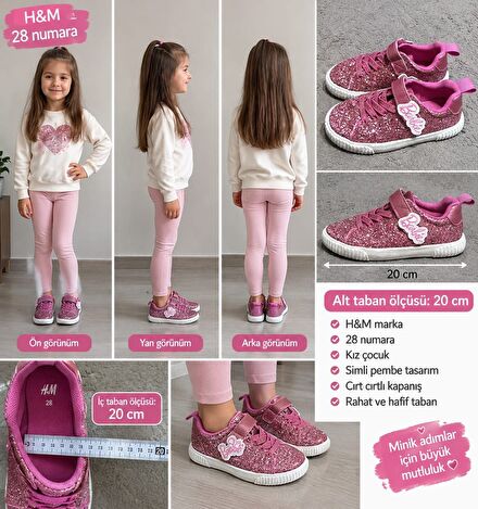 H&M Kız Çocuk Pembe Sneaker
