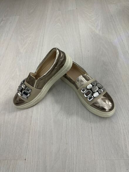 Kadın Taşlı Slip-on Ayakkabı