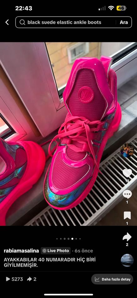 Pembe Sneaker Kadın Ayakkabı