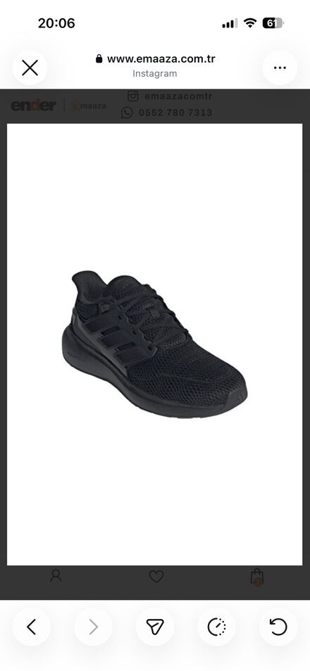 Adidas Siyah Sneaker
