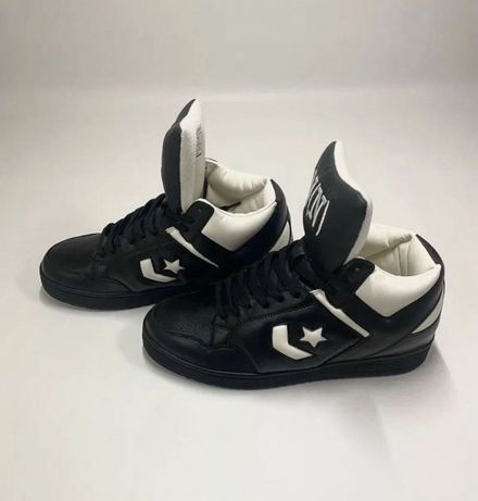 Number Nine x Converse hitop sneakers