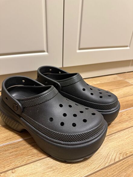 ORJİNAL-Crocs Siyah Terlik
