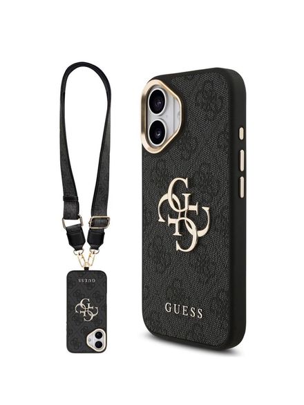 Guess Logolu Siyah Telefon Kılıfı