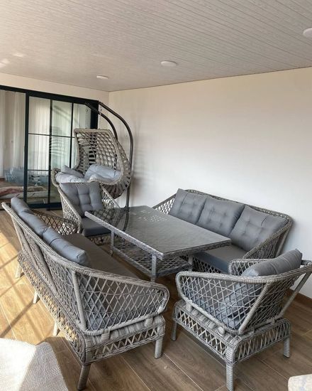 RATTAN OTURMA GRUBU + SALINCAK