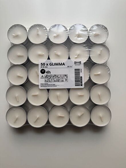 IKEA 50’li Tealight Mum Seti
