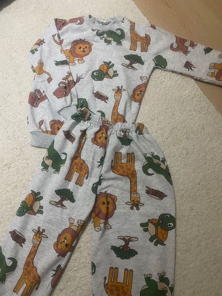 Hayvan Desenli Pijama Takımı