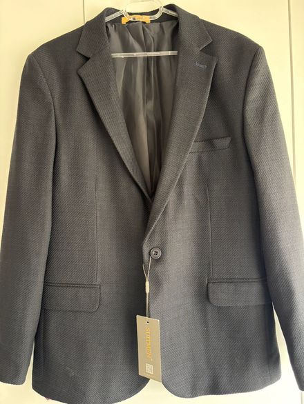 Suitmen Lacivert Desenli Ceket