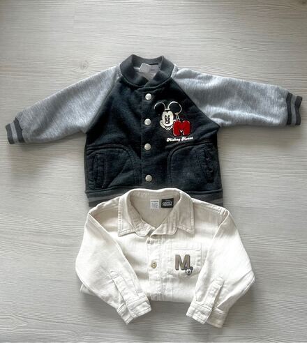 Mickey Mouse Kolej Ceket ve Gömlek