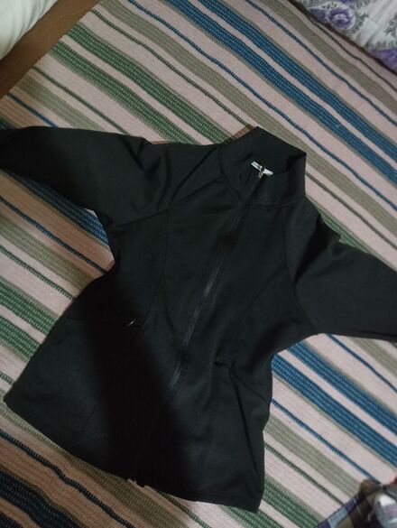 Siyah Slim fit spor ceket