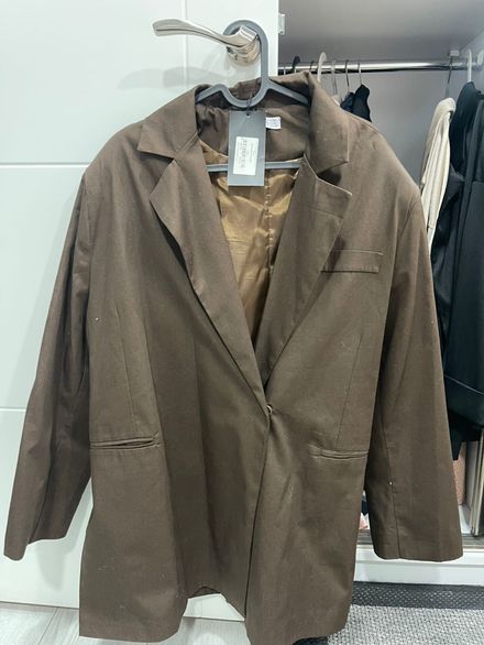 Kahverengi Blazer Ceket