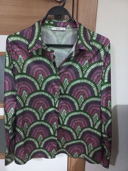 Batik Marka Desenli Bluz