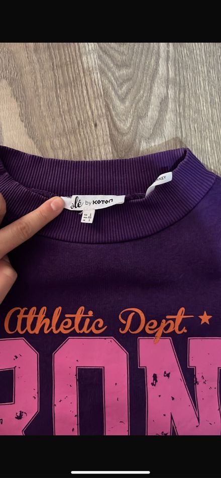 Desenli sweat