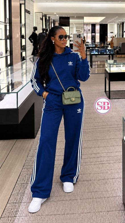 Adidas Mavi Eşofman Takımı